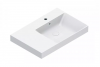 Catalano ZERO umywalka 75x50 komora prawa z/o biały połysk 0120781001